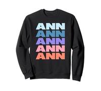 Funny Modern Repetitive Text Design First Name Ann Felpa