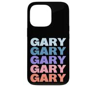 Funny Modern Repetitive Text Design First Name Gary Custodia per iPhone 13 Pro