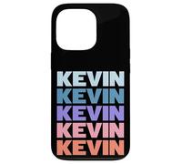 Funny Modern Repetitive Text Design First Name Kevin Custodia per iPhone 13 Pro