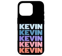 Funny Modern Repetitive Text Design First Name Kevin Custodia per iPhone 16 Pro