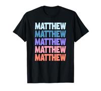 Funny Modern Repetitive Text Design First Name Matthew Maglietta