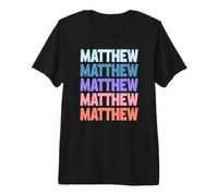 Funny Modern Repetitive Text Design First Name Matthew Maglietta Premium