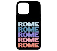 Funny Modern Repetitive Text Design Rome Italy Custodia per iPhone 13 Pro Max
