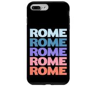 Funny Modern Repetitive Text Design Rome Italy Custodia per iPhone 7 Plus/8 Plus
