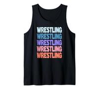 Funny Modern Repetitive Text Design Wrestling Wrestler Canotta
