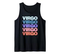 Funny Modern Repetitive Text Design Zodiac Virgo Canotta