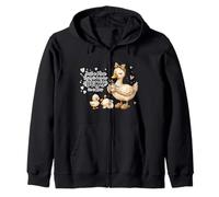 Funny Mom Just a Mom Trying to Keep Her Ducks Humor Felpa con Cappuccio