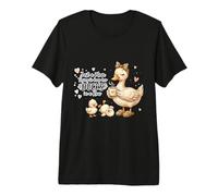 Funny Mom Just a Mom Trying to Keep Her Ducks Humor Maglietta Premium