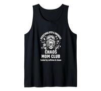 Funny Mom Skeleton Overstimulated Moms Club Canotta