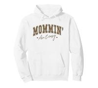 Funny Mom Western Cowboy. Mommin' Ain't Easy Felpa con Cappuccio