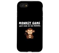 Funny Monkey Game Dont Look Game Over Ragazzi Ragazze Bambini Custodia per iPhone SE (2020) / 7/8