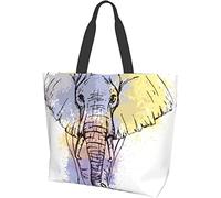 Funny Monkey Gorila Occhiali Patern Tote Bag Large Casual Donna Borse a tracolla Borse della spesa riutilizzabili per lavoro Shopping Viaggi Spiaggia