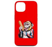 FUNNY MONKEY MANGIA WEINER CELEBRA L'INDIPENDENZA DELL'AMERICA Custodia per iPhone 13