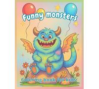 Funny Monsters - Coloring Book for Kids