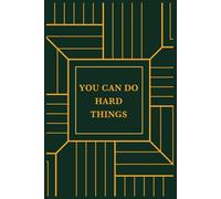 Funny Motivational Notebook: You Can Do Hard Things | Large Lined Journal with Sarcastic Humor & Inspirational Prompts | Perfect Gag Gift for Women, Coworkers, Friends - 8.5x11, 120 Pages