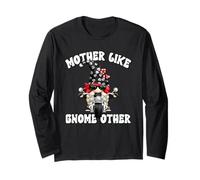 Funny Motorcycle Mom Saying for Mothers Day And Biker Mom Maglia a Manica