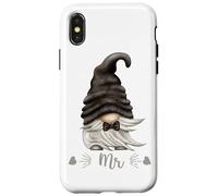 Funny Mr & Mrs Gnome For Matching Couples With Gnome Groom Custodia per iPhone X/XS