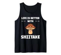 Funny Mushroom Simple Life is Better with Shiitake Canotta