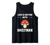Funny Mushroom Simple Life is Better with Shiitake Canotta