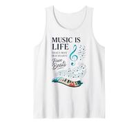 Funny Music Is Life Thats Why Our Hearts Have Beats Piano Canotta