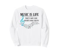 Funny Music Is Life Thats Why Our Hearts Have Beats Piano Felpa