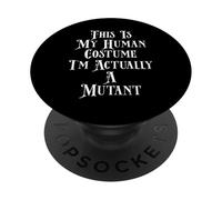 Funny Mutated Mutant Costume Radiated Halloween Alien Mutant PopSockets PopGrip Adesivo