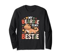 Funny My Beardie Is My Bestie - Drago Barbuto Maglia a Manica