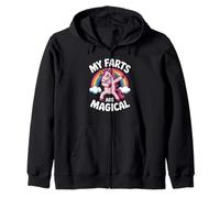 Funny My Farts Are Magical con la Scritta «Rainbow Unicorn» per Donne e Uomini Felpa con Cappuccio