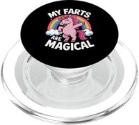 Funny My Farts Are Magical con la scritta «Rainbow Unicorn» per donne e uomini PopSockets PopGrip per MagSafe