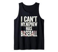 Funny My Nephew Has Baseball Saying Sarcastico Canotta