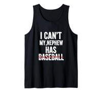 Funny My Nephew Has Baseball Saying Sarcastico Canotta