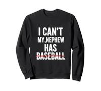 Funny My Nephew Has Baseball Saying Sarcastico Felpa