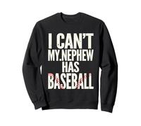 Funny My Nephew Has Baseball Saying Sarcastico Felpa
