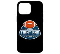Funny National Tight End Day American Football Custodia per iPhone 16 Pro Max