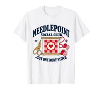 Funny Needlepoint Social Club Solo Un Altro Punto Maglietta