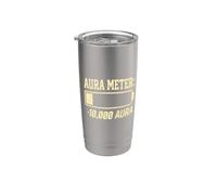 Funny Negative Aura Points Farming Aura Meter Minus 10,000 Bicchiere termico in acciaio inox doppia parete