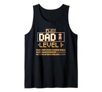 Funny New Dad Gifts Gaming Level Daddy New Father Gifts Canotta