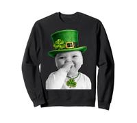 Funny Niche Baby Gen z Meme Giggling AI Laughing St. Patrick Felpa
