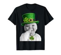 Funny Niche Baby Gen z Meme Giggling AI Laughing St. Patrick Maglietta