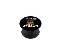 Funny Night Owl Coffee Wake Me At Dawn Morning Sarcasm PopSockets PopGrip Adesivo