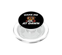 Funny Night Owl Coffee Wake Me At Dawn Morning Sarcasm PopSockets PopGrip per MagSafe
