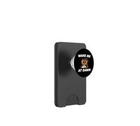Funny Night Owl Coffee Wake Me At Dawn Morning Sarcasm PopSockets PopWallet per MagSafe