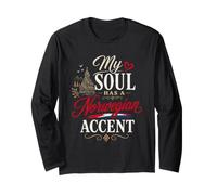 Funny Norwegian Humor Norwegian Joke My Soul Accent Maglia a Manica