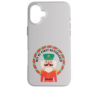 Funny not my first schiaccianoci meme di ballerina di Natale Custodia per iPhone 16 Plus