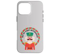 Funny not my first schiaccianoci meme di ballerina di Natale Custodia per iPhone 16 Pro Max