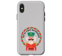 Funny not my first schiaccianoci meme di ballerina di Natale Custodia per iPhone X/XS