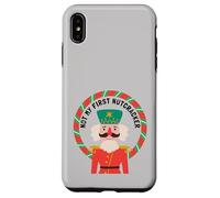 Funny not my first schiaccianoci meme di ballerina di Natale Custodia per iPhone XS Max
