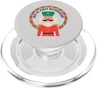 Funny not my first schiaccianoci meme di ballerina di Natale PopSockets PopGrip per MagSafe