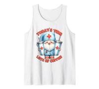 Funny Nurse And Coffee GNOME Dad Graphic for Nurse Mom Life Canotta