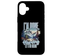 Funny Nurse Gift For Women Men - Done Nursing Lets Go Hiking Custodia per iPhone 16 Plus